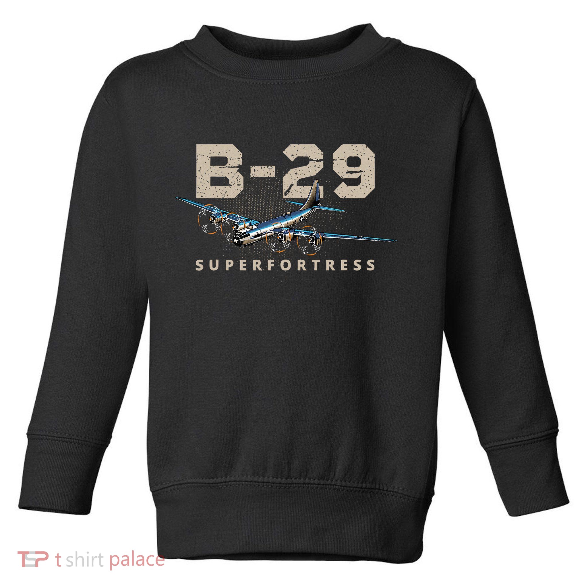 Military Warbird Airplane B29 Superfortress Toddler Sweatshirt