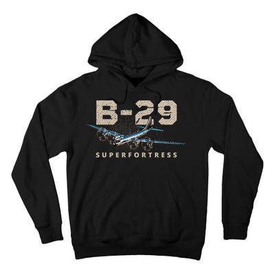 Military Warbird Airplane B29 Superfortress Tall Hoodie