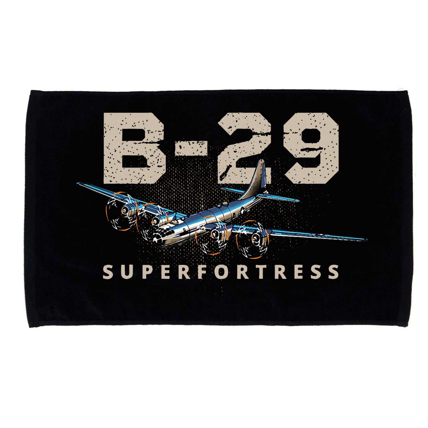Military Warbird Airplane B29 Superfortress Microfiber Hand Towel