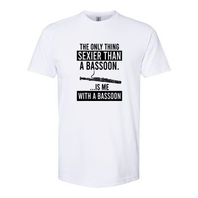 Me With A Bassoon Sexier Than A Bassoon Funny Softstyle® CVC T-Shirt