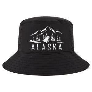 Mountain Wildlife Animal Alaskan Bear Nature Alaska Cool Comfort Performance Bucket Hat