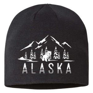 Mountain Wildlife Animal Alaskan Bear Nature Alaska Sustainable Beanie