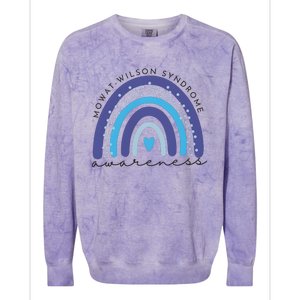 Mowat Wilson Awareness Rainbow Supporter Colorblast Crewneck Sweatshirt