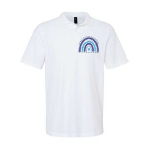 Mowat Wilson Awareness Rainbow Supporter Softstyle Adult Sport Polo