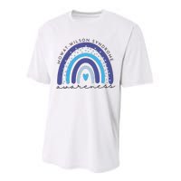 Mowat Wilson Awareness Rainbow Supporter Performance Sprint T-Shirt