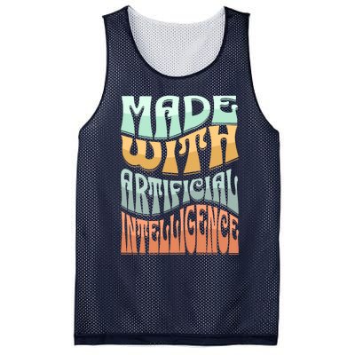 Made With Artificial Intelligence Mesh Reversible Basketball Jersey Tank