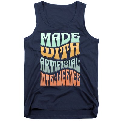 Made With Artificial Intelligence Tank Top