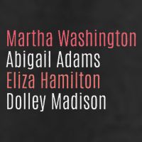 Martha Washington Abigail Adams Eliza Hamilton 11oz C Handle Ceramic Mug