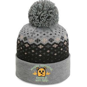 Maybe Worrying About It Will Help Sarcastic Saying Humor The Baniff Cuffed Pom Beanie