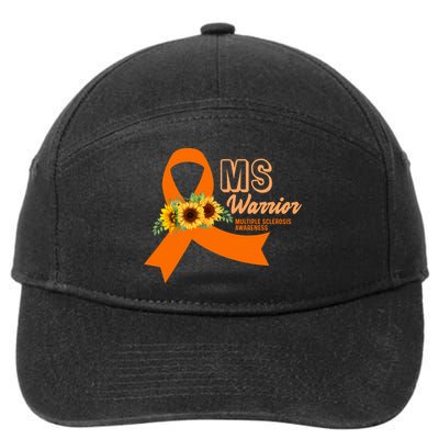 Ms Warrior Awareness Gift Ms Awareness Funny Gift 7-Panel Snapback Hat
