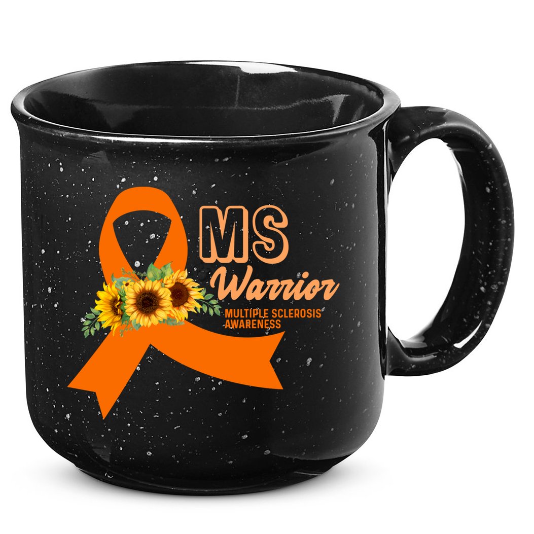 Ms Warrior Awareness Gift Ms Awareness Funny Gift 15oz Campfire Ceramic Mug