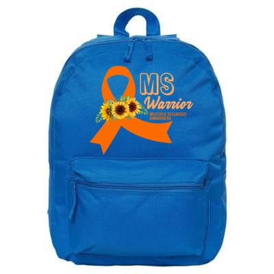 Ms Warrior Awareness Gift Ms Awareness Funny Gift 16 in Basic Backpack