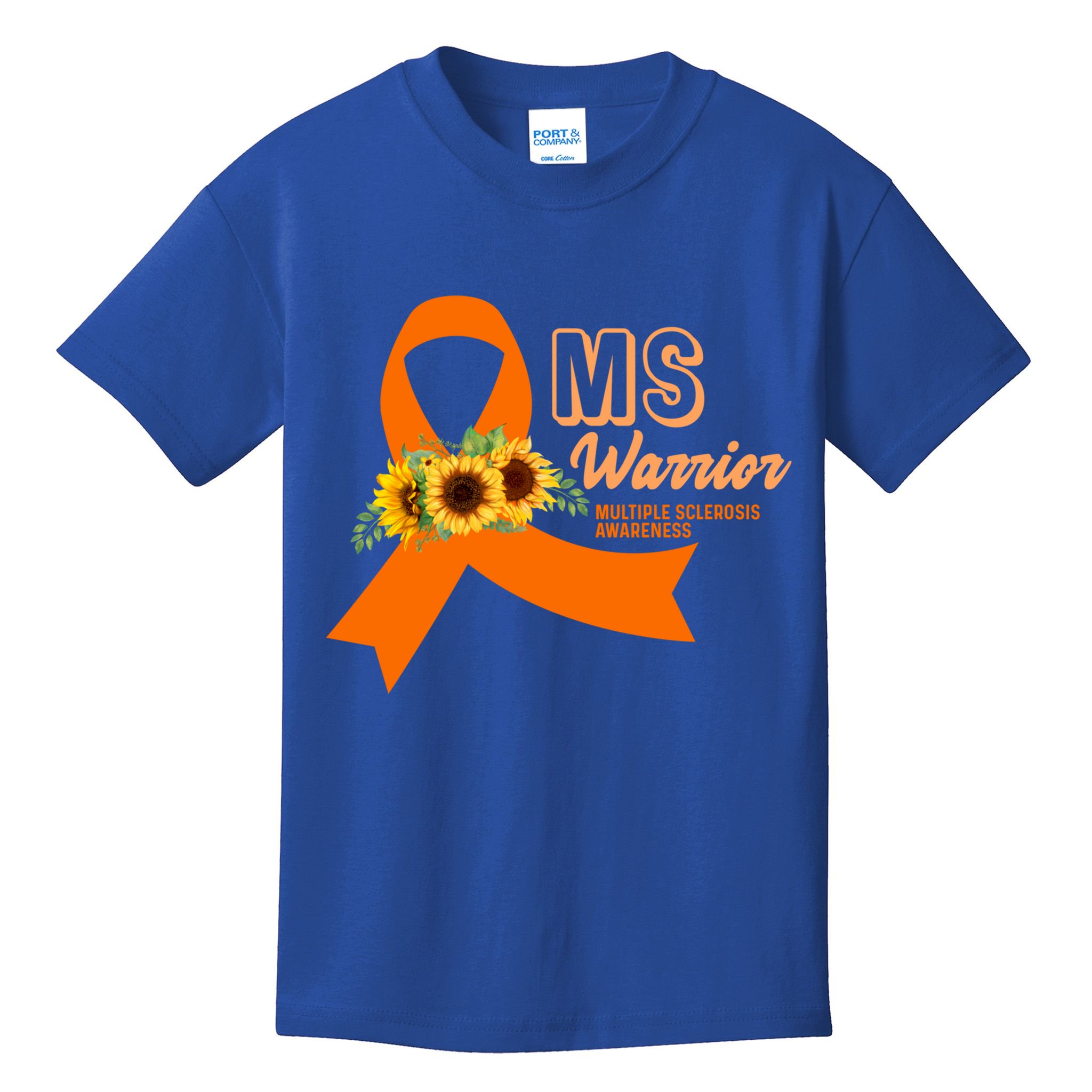 Ms Warrior Awareness Gift Ms Awareness Funny Gift Kids T-Shirt