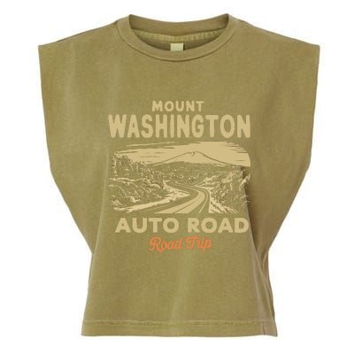 Mount Washington Auto Road Road Trip Adventure Garment-Dyed Women's Muscle Tee