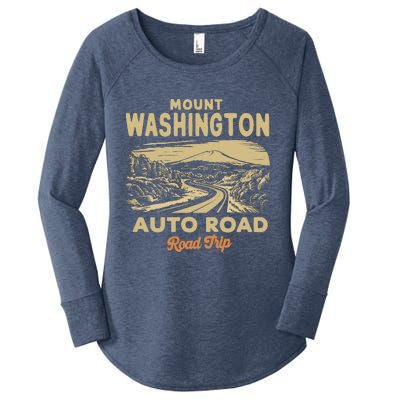 Mount Washington Auto Road Road Trip Adventure Women's Perfect Tri Tunic Long Sleeve Shirt