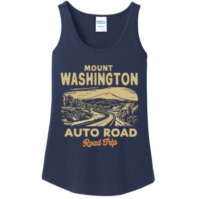 Mount Washington Auto Road Road Trip Adventure Ladies Essential Tank