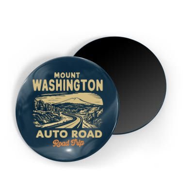 Mount Washington Auto Road Road Trip Adventure Magnet