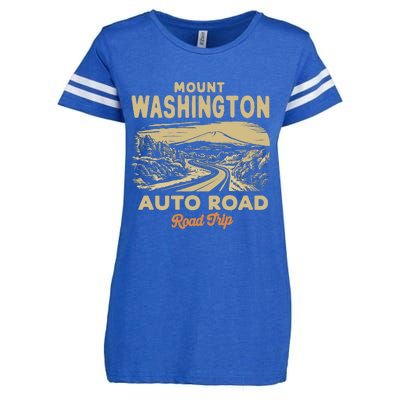 Mount Washington Auto Road Road Trip Adventure Enza Ladies Jersey Football T-Shirt