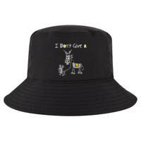 Mouse Walking A Donkey I DonT Give Rats Ass Mouse Cool Comfort Performance Bucket Hat