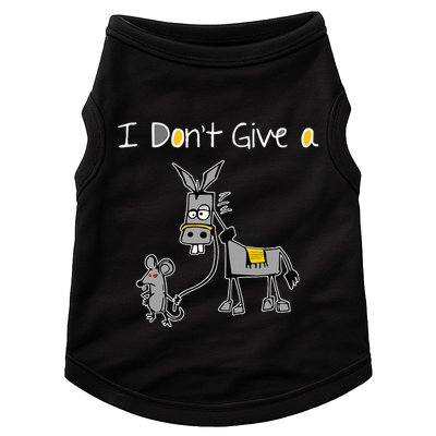 Mouse Walking A Donkey I DonT Give Rats Ass Mouse Doggie Tank
