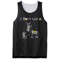 Mouse Walking A Donkey I DonT Give Rats Ass Mouse Mesh Reversible Basketball Jersey Tank