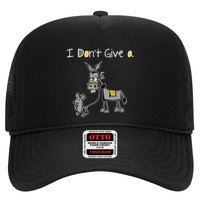Mouse Walking A Donkey I DonT Give Rats Ass Mouse Trucker Hat