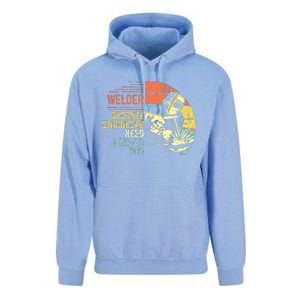 Men Welder Because Engineers Need Heroes Too Gifts Funny Welding Unisex Surf Hoodie