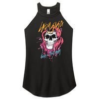 Mars Wears Born This Way Skull Boyfriend Women’s Perfect Tri Rocker Tank