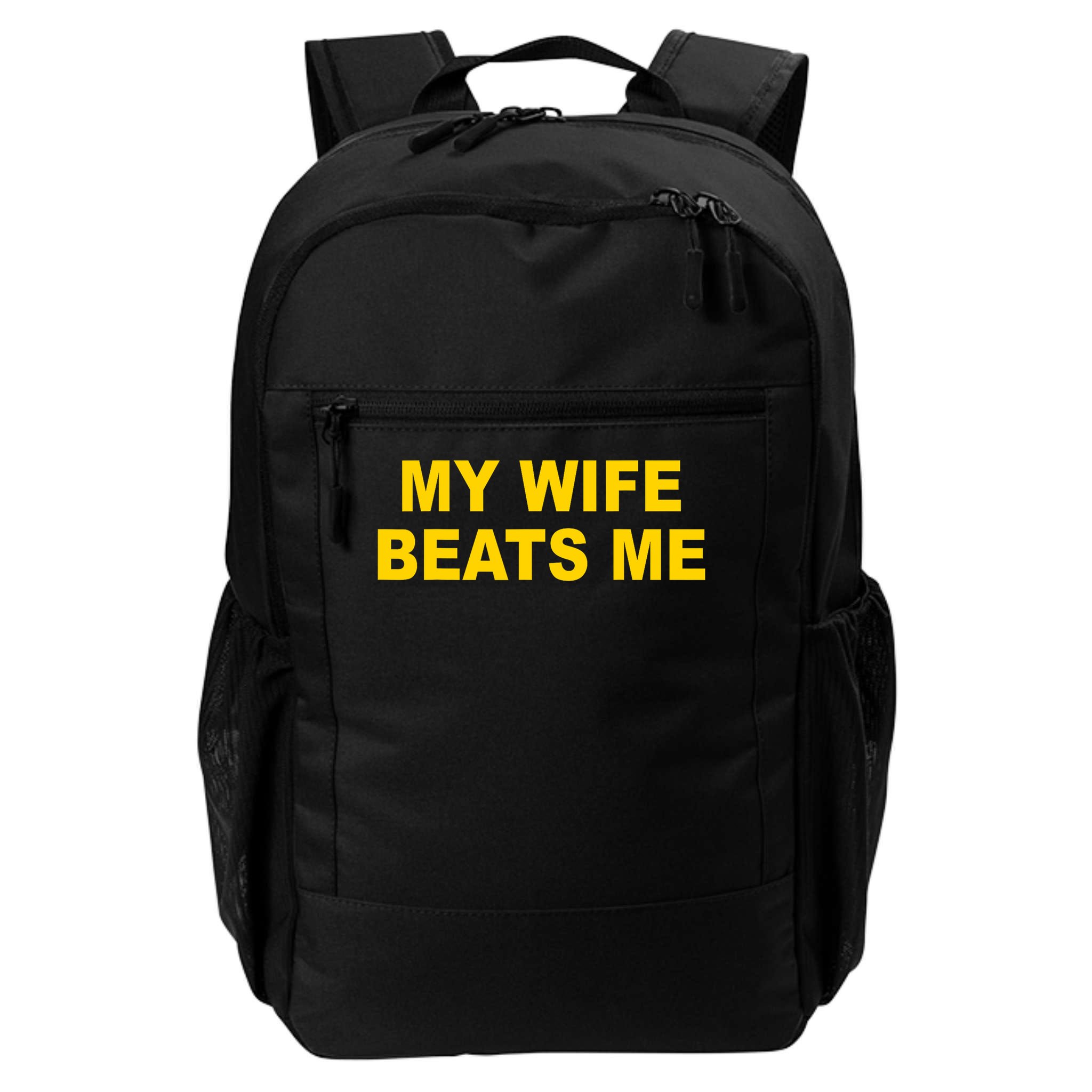 My Wife Beats Me Backpack