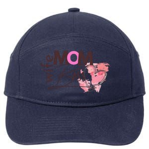 Mom Wife Boss MotherS Day 7-Panel Snapback Hat