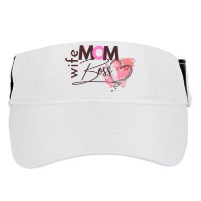 Mom Wife Boss MotherS Day Adult Drive Performance Visor