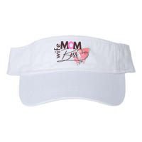 Mom Wife Boss MotherS Day Valucap Bio-Washed Visor