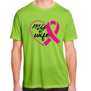 My Wife Breast Cancer Awareness Adult ChromaSoft Performance T-Shirt