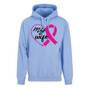 My Wife Breast Cancer Awareness Unisex Surf Hoodie