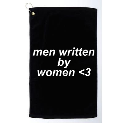 Men Written By Women Platinum Collection Golf Towel