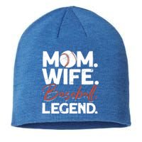 Mom Wife Baseball Legend Cute Gift Baseball Mom Gift Sustainable Beanie