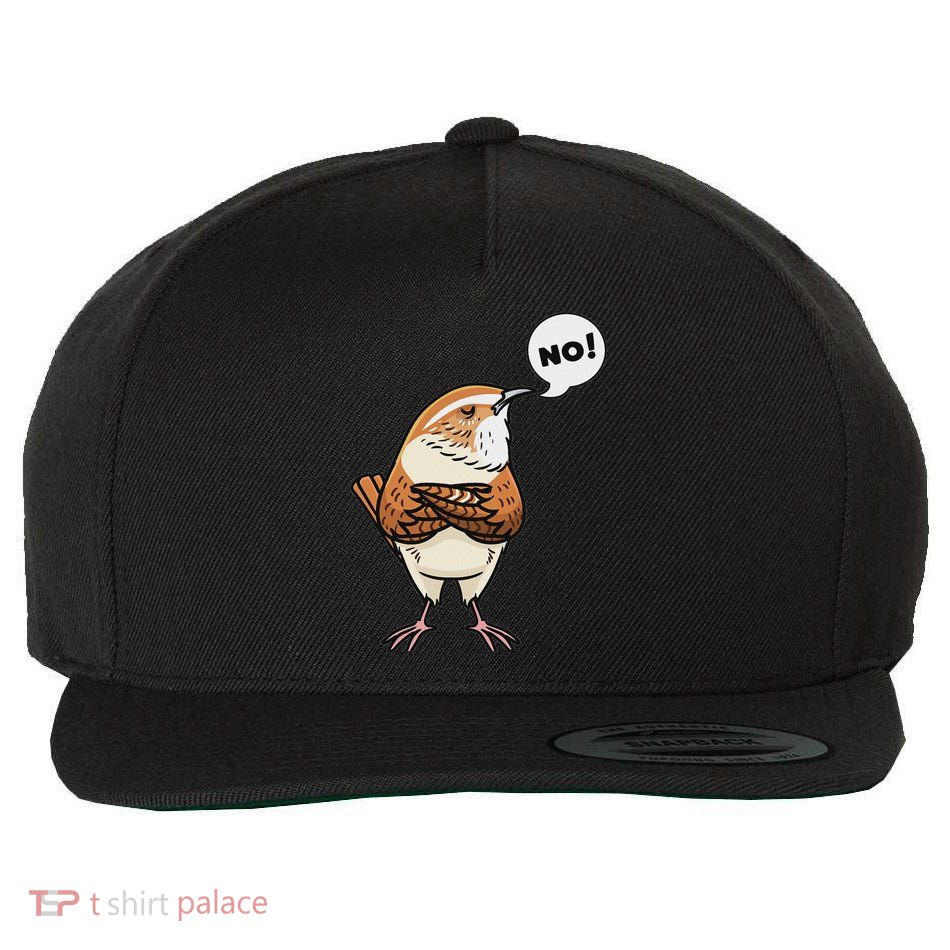Malwrenluv Wren Bird No Wool Snapback Cap