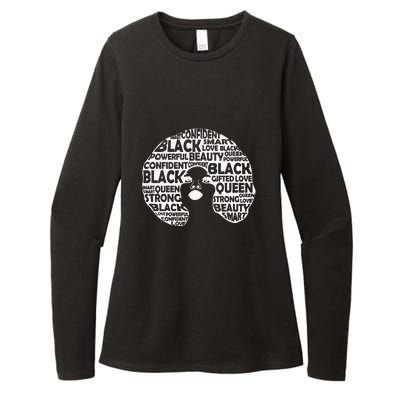 Melanin Women Black History Month Gift Womens CVC Long Sleeve Shirt