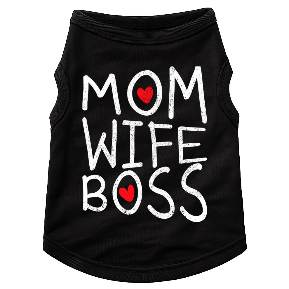 Mom Wife Boss The Perfect Design Power Funny Gift Doggie Tank
