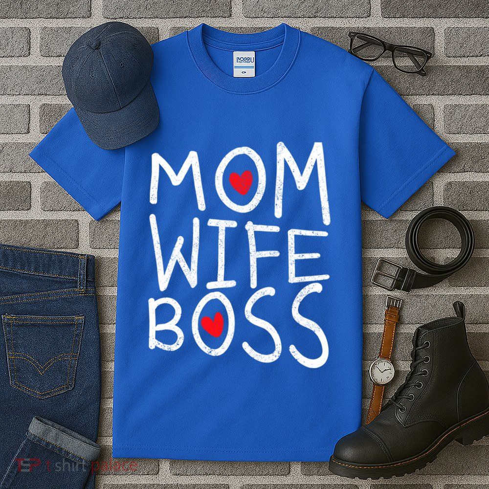 Mom Wife Boss The Perfect Design Power Funny Gift Tall T-Shirt