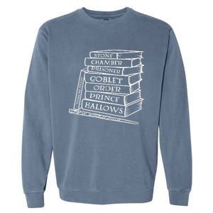 Magical Wizard Book Garment-Dyed Sweatshirt