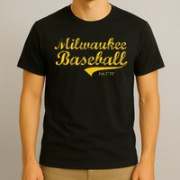 Milwaukee Wisconsin Baseball Fan Retro Vintage T-Shirt