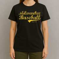 Milwaukee Wisconsin Baseball Fan Retro Vintage T-Shirt
