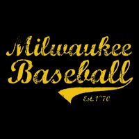 Milwaukee Wisconsin Baseball Fan Retro Vintage T-Shirt