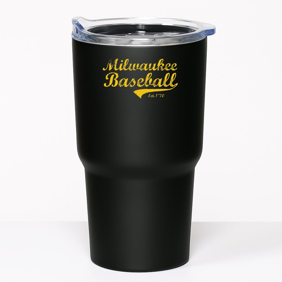 Milwaukee Wisconsin Baseball Fan Retro Vintage Tumbler