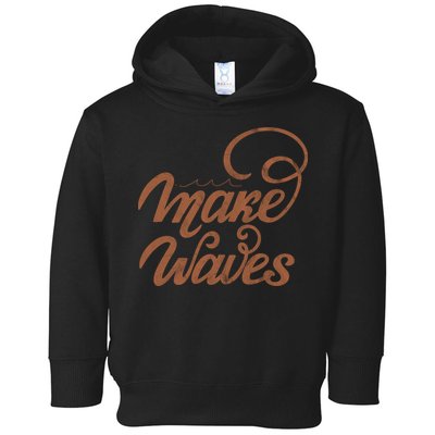 Make Waves Beach Vacation Toddler Hoodie