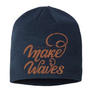 Make Waves Beach Vacation Sustainable Beanie