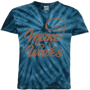 Make Waves Beach Vacation Kids Tie-Dye T-Shirt