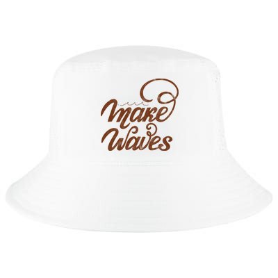 Make Waves Beach Vacation Cool Comfort Performance Bucket Hat