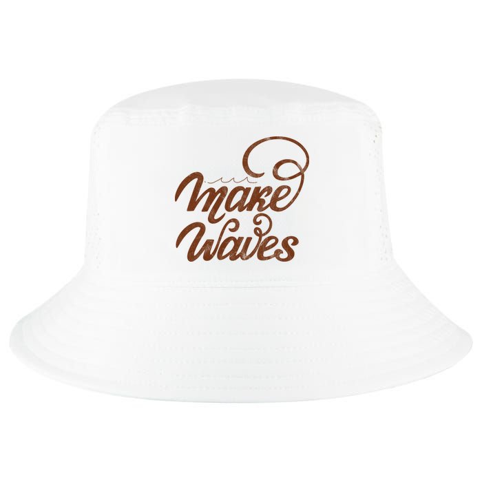 Make Waves Beach Vacation Cool Comfort Performance Bucket Hat